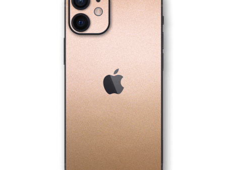 iPhone 12 MINI LUXURIA Rose Gold Metallic Skin Hot on Sale