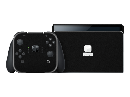 Nintendo Switch OLED LUXURIA Raven Black Textured Skin Online