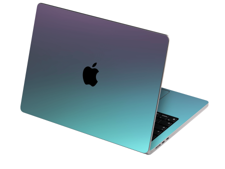 MacBook AIR 13.6  (2022 2024) CHAMELEON TURQUOISE LAVENDER Matt Metallic Skin Online Sale