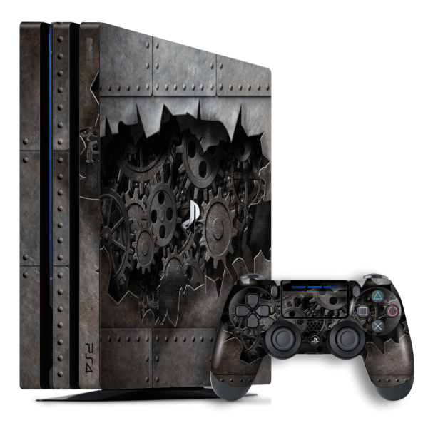 Playstation 4 PRO (PS4 Pro) SIGNATURE 3D OLD MACHINE Skin - 09 Online now