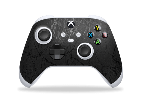 XBOX Series S CONTROLLER Skin - LUXURIA Textured BLACK WEB Hot on Sale