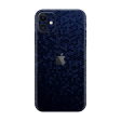 iPhone 11 LUXURIA Navy Blue HONEYCOMB 3D TEXTURED Skin For Sale