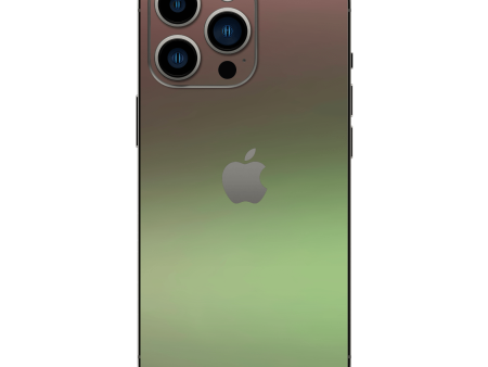 iPhone 15 PRO  CHAMELEON AVOCADO Matt Metallic Skin Cheap