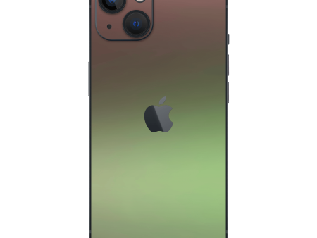 iPhone 14 CHAMELEON AVOCADO Matt Metallic Skin For Cheap