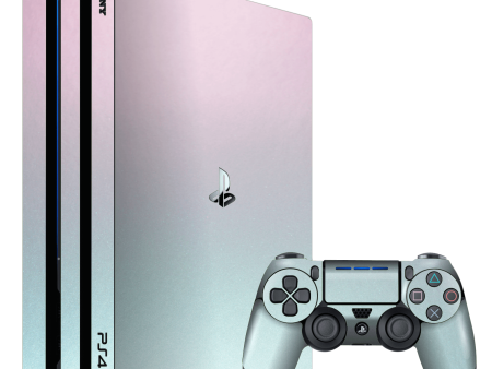 Playstation 4 PRO (PS4 Pro) CHAMELEON AMETHYST MATT Metallic Skin Supply