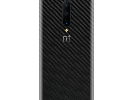 OnePlus 7 PRO 3D Textured CARBON Fibre Skin - BLACK Online