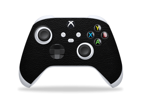 XBOX Series S CONTROLLER Skin - LUXURIA RIDERS Black Textured LEATHER For Discount