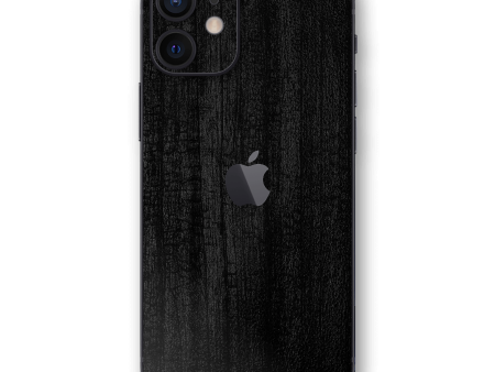 iPhone 12 MINI LUXURIA Black CHARCOAL Textured Skin Supply