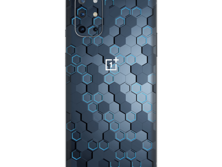 OnePlus 8T SIGNATURE Blue HEXAGON Skin on Sale