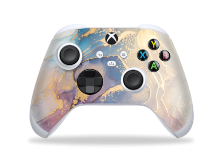 XBOX Series S CONTROLLER Skin - SIGNATURE AGATE GEODE Soft Pastel Hot on Sale