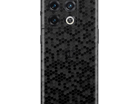 OnePlus 10 PRO LUXURIA 3D TEXTURED BLACK HONEYCOMB Skin For Sale