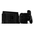 Nintendo SWITCH LUXURIA Black CHARCOAL Textured Skin For Cheap