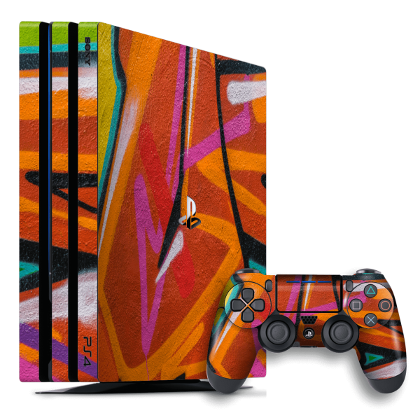 Playstation 4 PRO (PS4 Pro) SIGNATURE GRAFFITI Skin - 05 Online