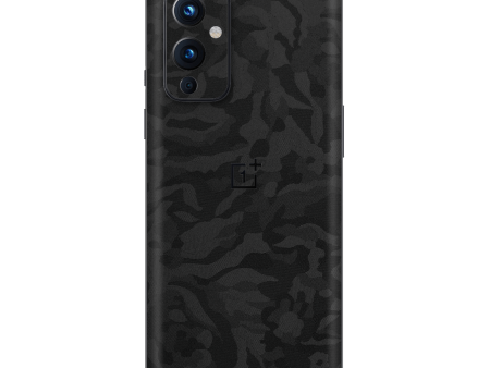 OnePlus 9 LUXURIA BLACK CAMO 3D TEXTURED Skin Hot on Sale