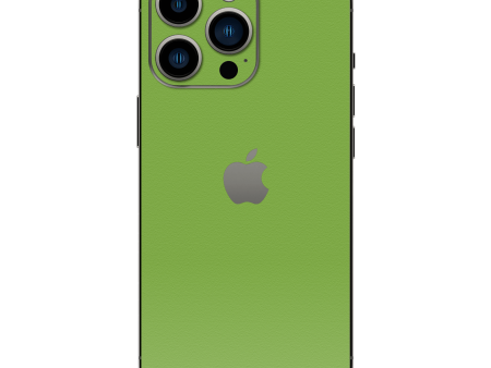 iPhone 14 PRO LUXURIA Lime Green Textured Skin Online now