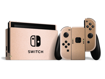 Nintendo SWITCH LUXURIA Rose Gold Metallic Skin Online Sale