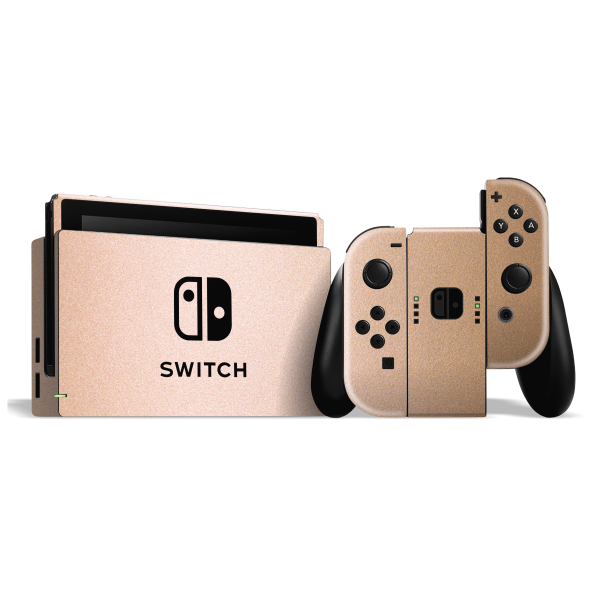 Nintendo SWITCH LUXURIA Rose Gold Metallic Skin Online Sale