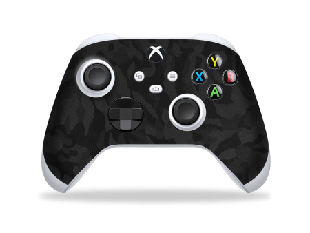 XBOX Series S CONTROLLER Skin - LUXURIA 3D TEXTURED BLACK CAMO Cheap