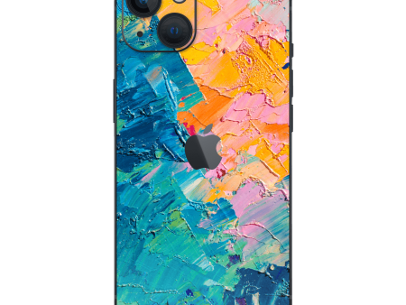 iPhone 13 MINI SIGNATURE Abstract Painting of Sea and Sands Skin Hot on Sale