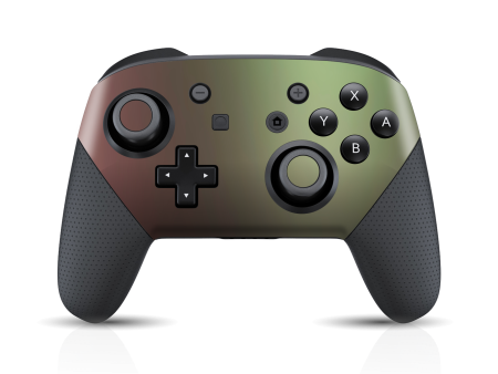 Nintendo Switch Pro CONTROLLER CHAMELEON AVOCADO Matt Metallic Skin Cheap