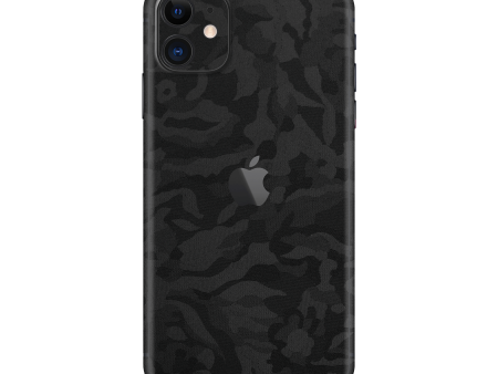 iPhone 11 Luxuria BLACK CAMO 3D TEXTURED Skin Sale