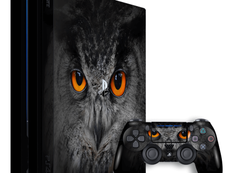 Playstation 4 PRO (PS4 Pro) SIGNATURE OWL Skin - 10 Discount