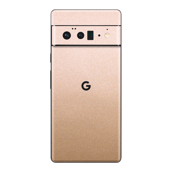 Google Pixel 6 PRO LUXURIA Rose Gold Metallic Skin For Cheap