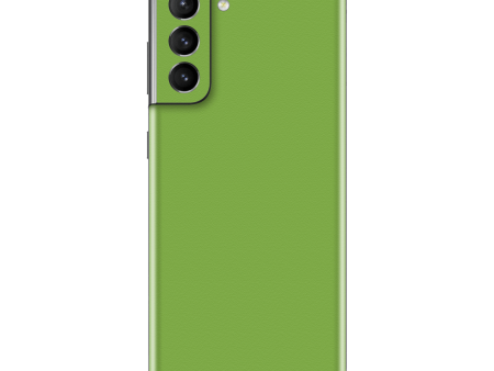 Samsung Galaxy S21+ PLUS LUXURIA Lime Green Textured Skin Online now