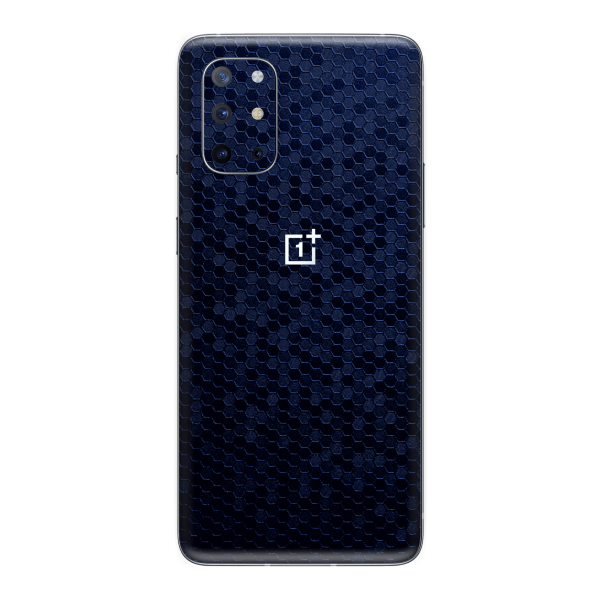 OnePlus 8T LUXURIA Navy Blue HONEYCOMB 3D TEXTURED Skin Online now