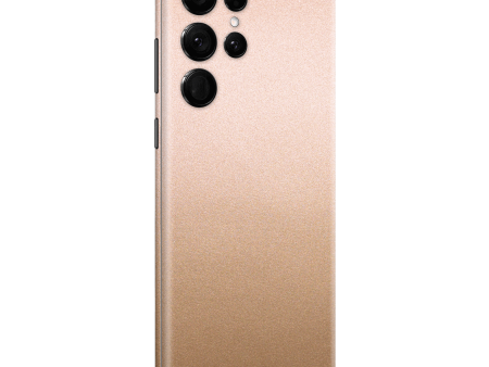 Samsung Galaxy S22 ULTRA - LUXURIA Rose Gold Metallic Skin Discount