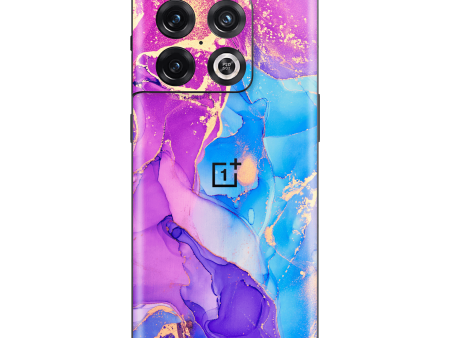 OnePlus 10 PRO SIGNATURE AGATE GEODE Blue Violet Skin Cheap