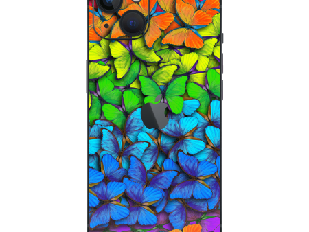 iPhone 13 MINI SIGNATURE Butterflies Meeting Skin For Sale