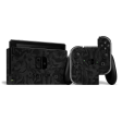 Nintendo SWITCH BLACK CAMO 3D TEXTURED Skin Online Hot Sale