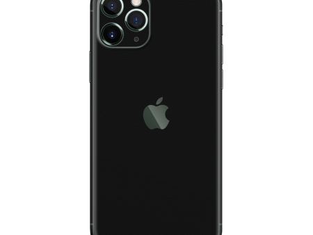 iPhone 11 PRO LUXURIA Raven Black Textured Skin Hot on Sale