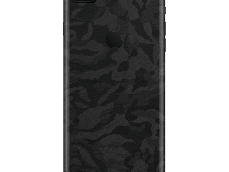 iPhone 8 PLUS Luxuria BLACK CAMO 3D TEXTURED Skin Cheap