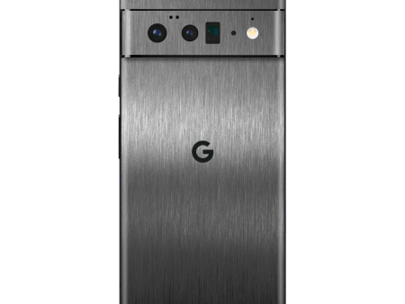 Google Pixel 6 PRO BRUSHED TITANIUM Metallic Skin Discount