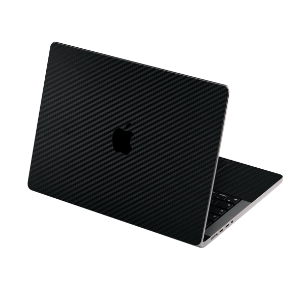 MacBook PRO 16  (2021 2023) 3D Textured CARBON Fibre Skin - BLACK Online now