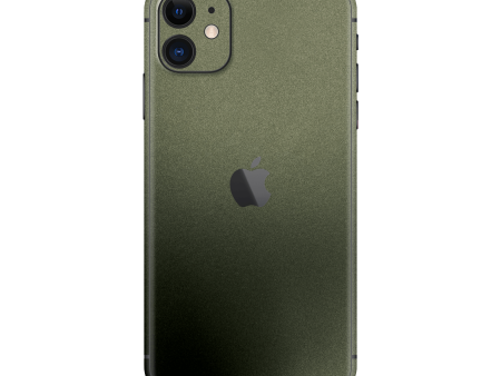 iPhone 11 Military Green Metallic Skin on Sale