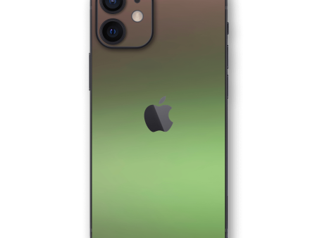 iPhone 12 MINI CHAMELEON AVOCADO Matt Metallic Skin Supply