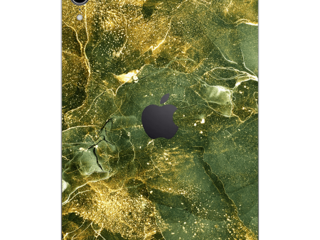 iPad MINI 6 (2021) SIGNATURE AGATE GEODE Royal Green-Gold Skin Hot on Sale