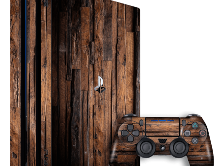 Playstation 4 PRO (PS4 Pro) SIGNATURE WOOD Skin - 16 Sale