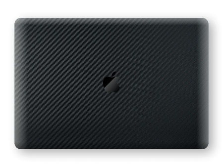 MacBook Air 13  (2018-2019) 3D Textured CARBON Fibre Skin - BLACK Sale