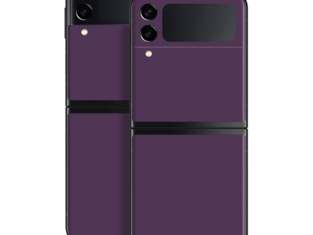 Samsung Galaxy Z Flip 3 LUXURIA PURPLE Sea Star Textured Skin Fashion