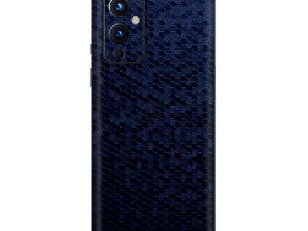 OnePlus 9 LUXURIA Navy Blue HONEYCOMB 3D TEXTURED Skin Online