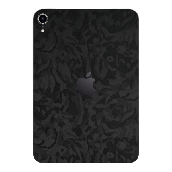 iPad MINI 6 (2021) LUXURIA 3D TEXTURED BLACK CAMO Skin Supply