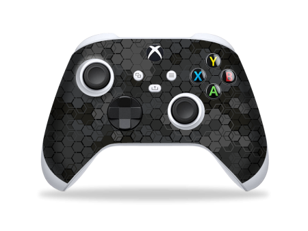 XBOX Series S CONTROLLER Skin - SIGNATURE Abstract SLATE Hexagon For Sale