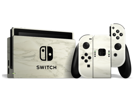 Nintendo SWITCH LUXURIA White MARBLE Skin Online Hot Sale