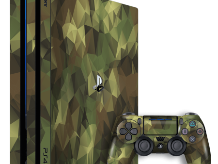 Playstation 4 PRO (PS4 Pro) SIGNATURE CAMOUFLAGE Skin - 03 Online now